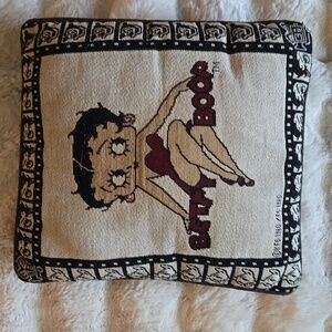 Vintage Betty Boop Decorative Pillow